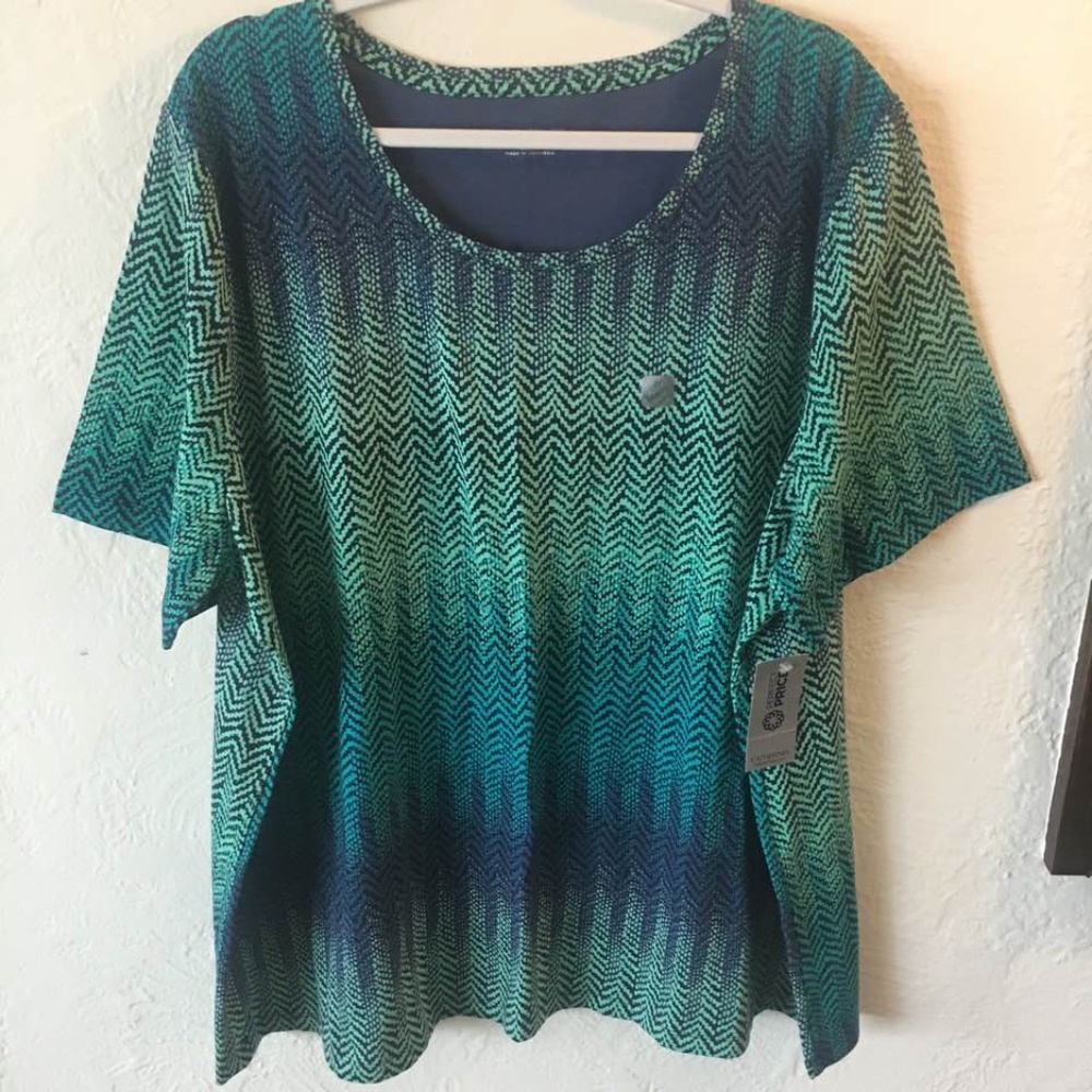 Catherine's Scoop Neck Tee Shirt Top